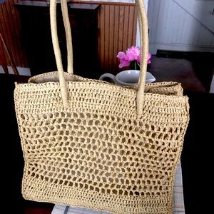 Abercrombie & Fitch Straw Tote